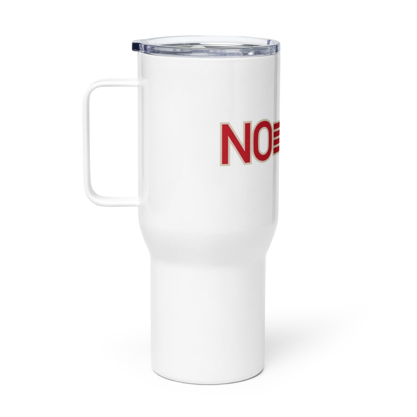 Travel mug with a handle - No Rad